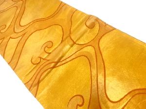 アンティーク　唐草模様織出し袋帯（材料）